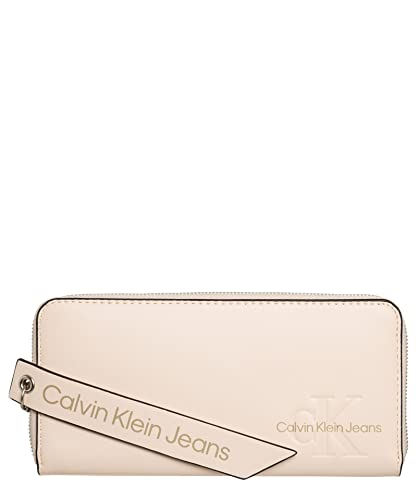 Sculpted Zip Around Tag Ballet Farbe: Beige von Calvin Klein Jeans