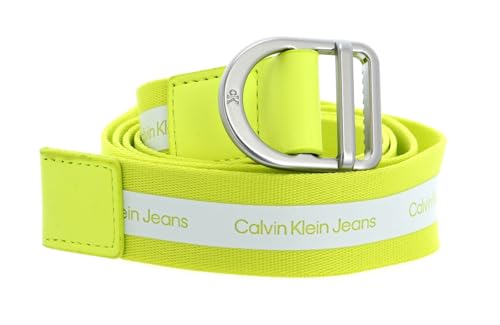 Calvin Klein CKJ Slider Rounded Slider Belt 35MM W80 Lemon Lime von Calvin Klein