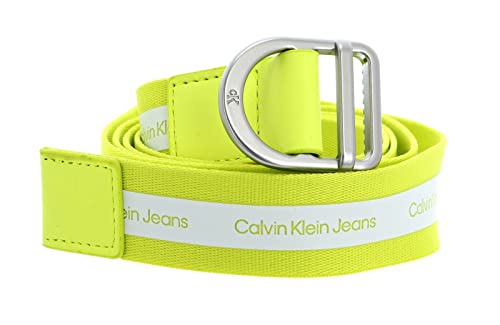 Calvin Klein CKJ Slider Rounded Slider Belt 35MM W90 Lemon Lime von Calvin Klein