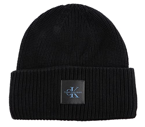 Calvin Klein CKJ Tagged Beanie Black von Calvin Klein