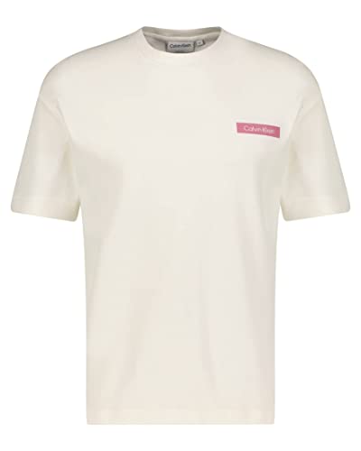 Calvin Klein Herren T-Shirt Cloud Photo Back Print Offwhite (20) XL von Calvin Klein