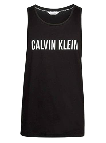 Calvin Klein CREW NECK LOGO TANK, schwarz(behblack), Gr. L von Calvin Klein