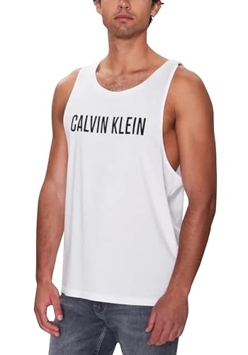 Calvin Klein CREW NECK LOGO TANK, weiß(ycdwhite), Gr. L von Calvin Klein