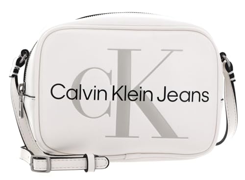 Calvin Klein Jeans Damen Umhängetasche Camera Bag Klein, Weiß (Bright White), Einheitsgröße von Calvin Klein Jeans