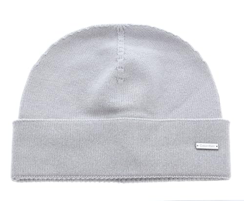 Calvin Klein Cashmere Knits Beanie Cement von Calvin Klein