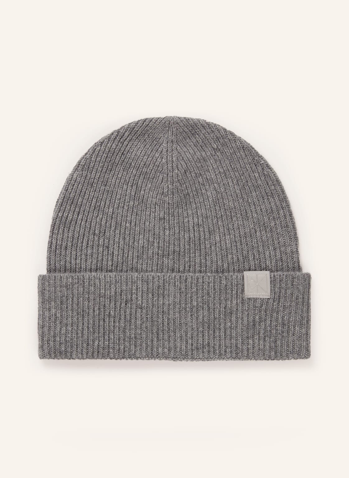 Calvin Klein Cashmere-Mütze grau von Calvin Klein