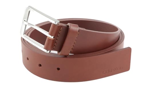 Calvin Klein Leder Gürtel Casual CK Vital 35MM Belt W120 Dark Tan braun von Calvin Klein