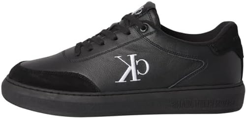 Calvin Klein Herren Casual Laceup Low Mono YM0YM00496 Cupsole Sneaker, Schwarz (Triple Black), 41 EU von Calvin Klein