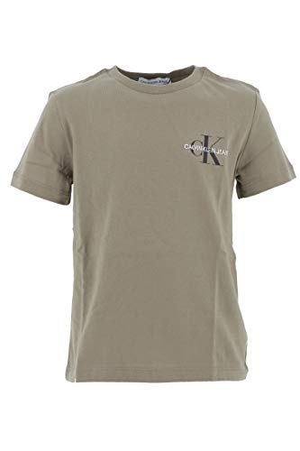 Calvin Klein Chest Monogram T-Shirt, Grün 12 Jahre von Calvin Klein