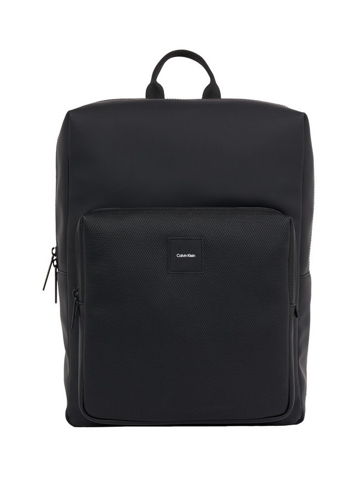 Calvin Klein Cityrucksack CK ESSENTIAL SQUARED BP RUB, Freizeitrucksack, Freizeit-Bag mit Reißverschluss-Vortasche Calvin Klein Cityrucksack CK ESSENTIAL SQUARED BP RUB, Freizeitrucksack, Freizeit-Bag mit Reißverschluss-Vortasche von Calvin Klein