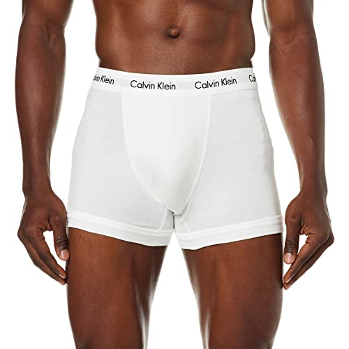 Calvin Klein Pants mit Logoschriftzug Cotton Stretch 3er Pack weiß Größe L von Calvin Klein