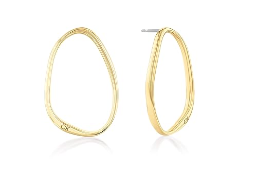 Calvin Klein Creolen für Damen Kollektion ELONGATED DROPS in Gelbgold - 35000451 von Calvin Klein