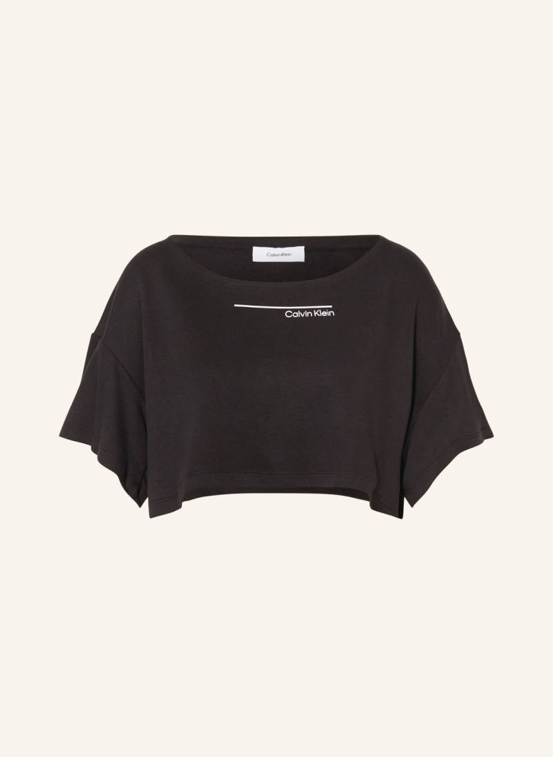 Calvin Klein Cropped-Shirt schwarz von Calvin Klein