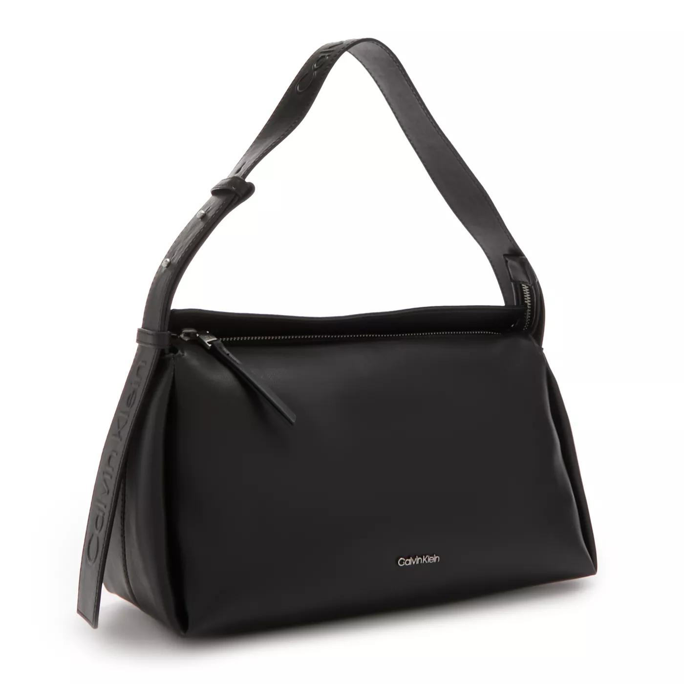 Calvin Klein Crossbody Bags - Calvin Klein Gracie Schwarze Schultertasche K60K61 - Gr. unisize - in Schwarz - für Damen von Calvin Klein