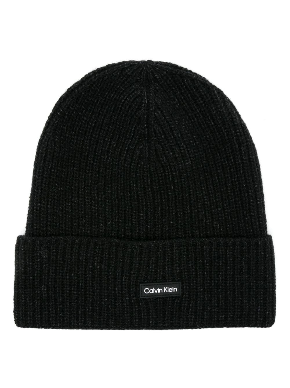 Calvin Klein Daddy Beanie mit Logo-Patch - Schwarz von Calvin Klein