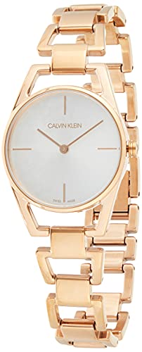 Calvin Klein Damen Analog Quarz Uhr mit Edelstahl Armband K7L23646 von Calvin Klein