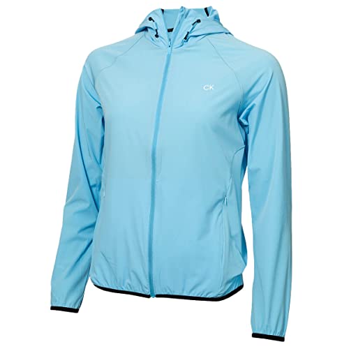 Calvin Klein Damen 2023 Arena Windbreaker leichte, atmungsaktive Jacke, Heritage Blue, 42 von Calvin Klein