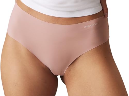 Calvin Klein Damen 3er Pack Hipsters Unterwäsche, Rosa (Subdued W. Ivory Logo (3)), XL von Calvin Klein