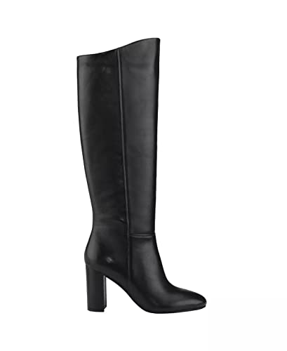 Calvin Klein Damen Almay Kniehohe Stiefel, Schwarzes Leder 003, 41 EU von Calvin Klein