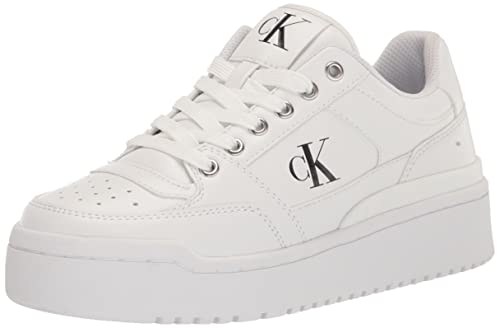 Calvin Klein Damen Alondra Sneaker, Weiß 142, 35.5 EU von Calvin Klein