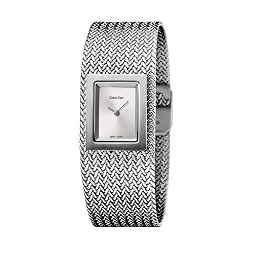 Calvin Klein Damen Analog Quarz Uhr mit Edelstahl Armband K5L13136 von Calvin Klein