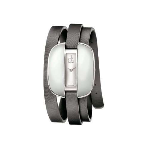 Calvin Klein Damen Analog Quarz Uhr mit Leder Armband K2E23620 von Calvin Klein