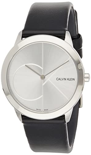 Calvin Klein Damen Analog Quarz Uhr mit Leder Armband K3M221CY von Calvin Klein