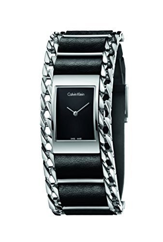 Calvin Klein Damen Analog Quarz Uhr mit Leder Armband K4R231C1 von Calvin Klein
