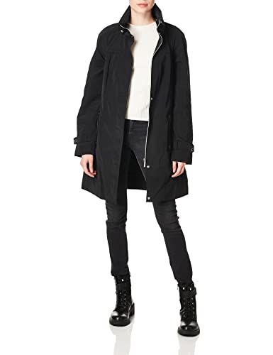 Calvin Klein Lange, verstaubare Anorakjacke für Damen, Schwarz, M von Calvin Klein