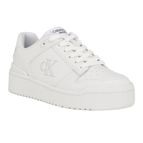 Calvin Klein Damen Ashier Sneaker, Weiß 140, 36.5 EU Calvin Klein Damen Ashier Sneaker, Weiß 140, 36.5 EU von Calvin Klein