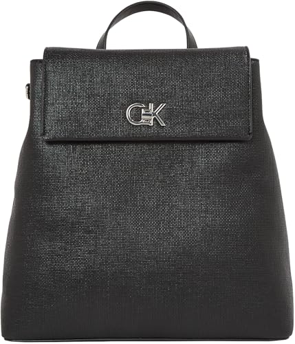 Calvin Klein Damen Rucksack Elegant, Schwarz (Ck Black), Einheitsgröße von CALVIN KLEIN