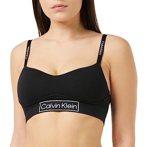 Calvin Klein Damen BH Bralette Light Lined Gefüttert, Schwarz (Black), L von Calvin Klein Jeans