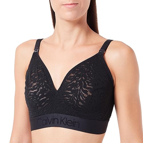 Calvin Klein Damen BH Bralette Unlined Still-BH, Schwarz (Black), S von Calvin Klein