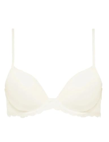 Calvin Klein Damen Push-Up-T-Shirt Seductive Comfort BH, Elfenbein (Ivory 101), 36E von Calvin Klein Jeans