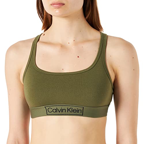 Calvin Klein Damen BH Unlined Bralette mit Stretch, Grün (Napa), XS von Calvin Klein Jeans