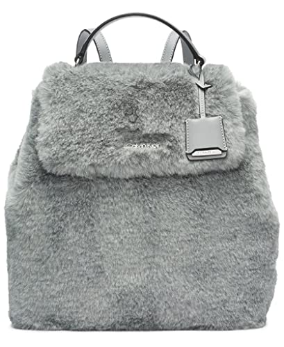 Calvin Klein Damen Backpack Leilani Micro Pebble Rucksack, Dunkelgrau-Mix, Einheitsgröße von Calvin Klein