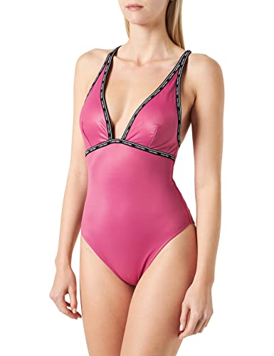 Calvin Klein Damen Badeanzug Modern, Rosa (Pale Fuchsia), M von Calvin Klein