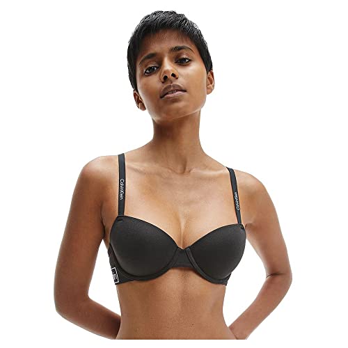 Calvin Klein Damen Balconette-BH Lightly Lined ohne Bügel, Schwarz (Black), 75A (34A) von Calvin Klein