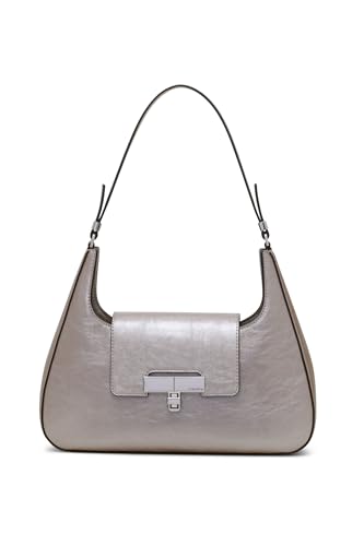 Calvin Klein Damen Becky Demi Umhängetasche, Taube/Zinn von Calvin Klein