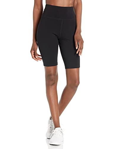 Calvin Klein Damen Bikeshorts mit super hoher Taille Shorts, Black, L von Calvin Klein