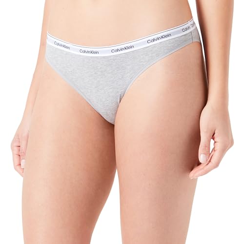 Calvin Klein Damen Slip Bikini Form Unterwäsche, Grau (Grey Heather), M von Calvin Klein