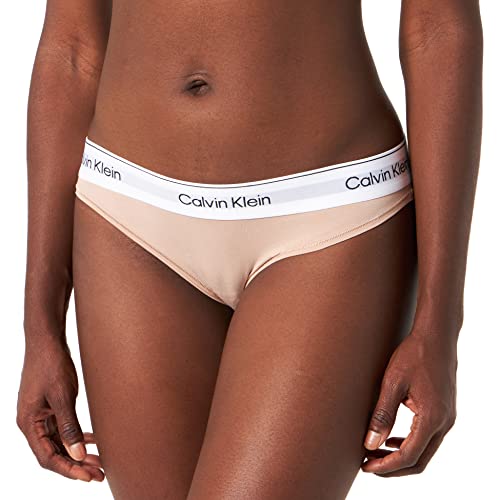 Calvin Klein Damen 000QF7047E Bikini Hose, Beige (Cedar), M von Calvin Klein Jeans
