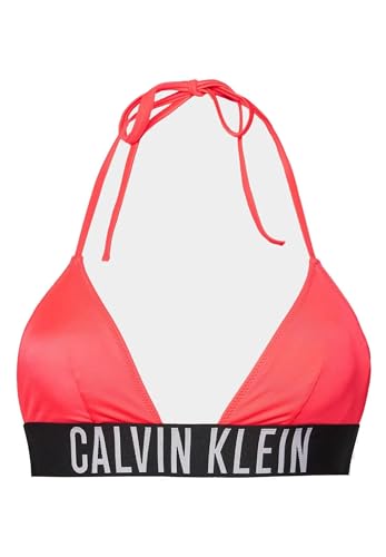 Calvin Klein Damen Bikini Oberteil Triangel ohne Bügel, Rot (Signal Red), S von Calvin Klein