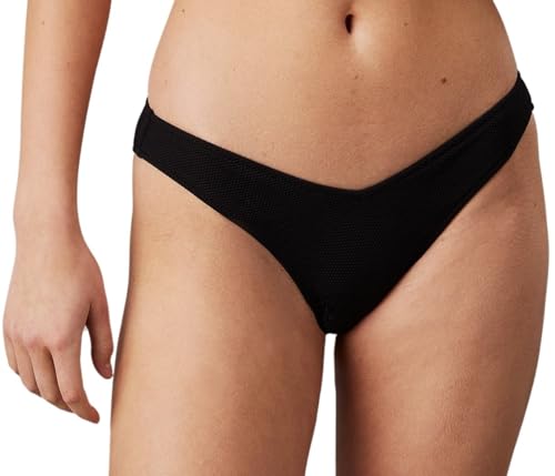 Calvin Klein Damen Bikinihose Brazilian Delta Brazilian V-Schnitt, Schwarz (Pvh Black), S von Calvin Klein