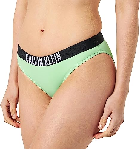 Calvin Klein Damen Bikinihose Classic Sport, Grün (Ultra Green), L von Calvin Klein