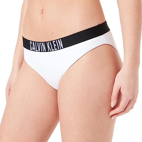 Calvin Klein Damen Bikinihose Classic Sport, Weiß (PVH Classic White), M von Calvin Klein