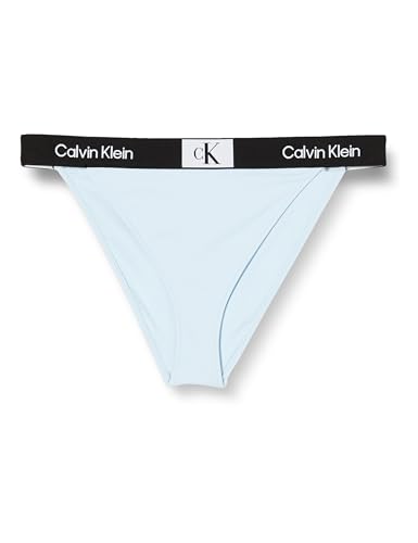 Calvin Klein Damen Bikinihose High Rise Cheeky Bikini High Waist, Blau (Keepsake Blue), M von Calvin Klein
