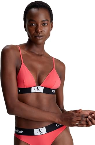 Calvin Klein Damen Bikinihose Sport, Rosa (Calypso Coral), S von Calvin Klein