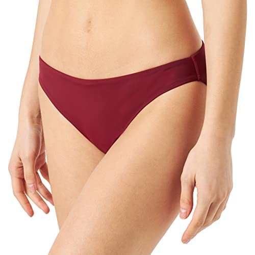 Calvin Klein Damen Bikinihose Sport, Rot (Deep Cranberry), L von Calvin Klein