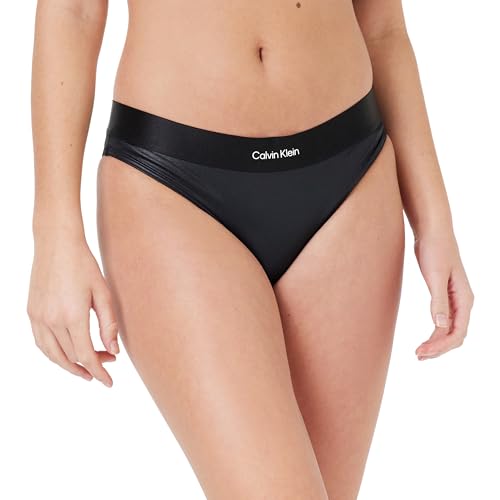 Calvin Klein Damen Bikinihose Sport, Schwarz (Pvh Black), S von Calvin Klein